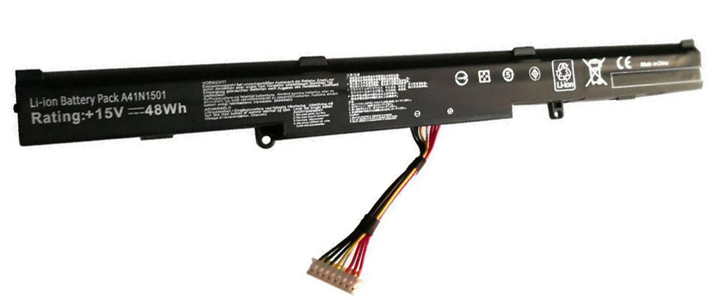 Kompatibel Bærbar PC batteri ASUS  til N752V-Series 