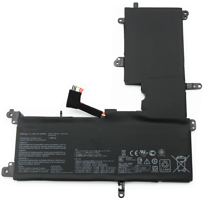 Kompatibel Bærbar PC batteri til ASUS VivoBook-Flip-TP410UA Kompatibel Bærbar PC batteri ASUS til VivoBook-Flip-TP410UA