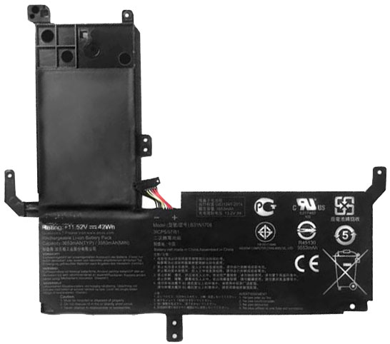 Kompatibel Bærbar PC batteri ACER  til TP510UQ 