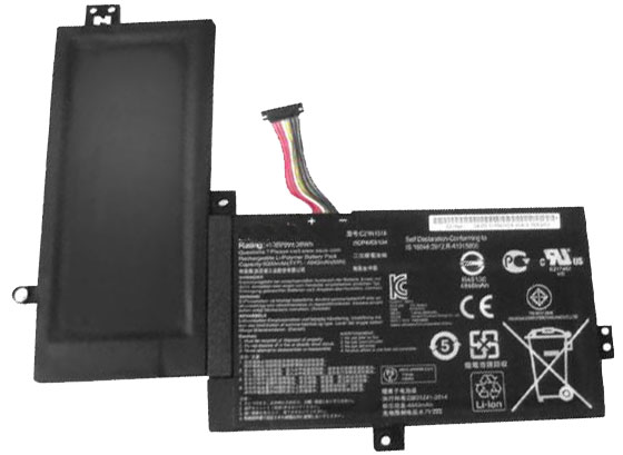 Kompatibel Bærbar PC batteri ASUS  til TP501-Series 