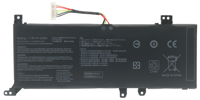 Kompatibel Bærbar PC batteri til ASUS VivoBook-14-F409UA Kompatibel Bærbar PC batteri ASUS til VivoBook-14-F409UA