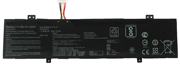 Kompatibel Bærbar PC batteri til ASUS VivoBook-Flip-14-SF4100F Kompatibel Bærbar PC batteri ASUS til VivoBook-Flip-14-SF4100F