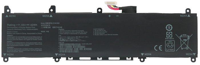 Kompatibel Bærbar PC batteri til ASUS VivoBook-X330UN Kompatibel Bærbar PC batteri ASUS til VivoBook-X330UN