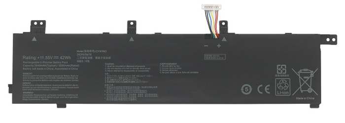 Kompatibel Bærbar PC batteri ASUS  til Vivobook-S14-S432FA-EB025T 