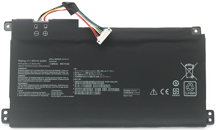 Kompatibel Bærbar PC batteri til ASUS C31N1912 Kompatibel Bærbar PC batteri ASUS til C31N1912