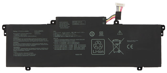 Kompatibel Bærbar PC batteri ASUS  til ZenBook-14-UM425QA-KI012T 