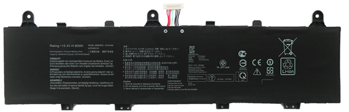 Kompatibel Bærbar PC batteri ASUS  til C41N1906 