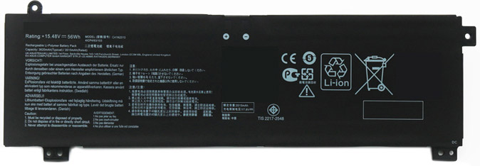 Kompatibel Bærbar PC batteri til ASUS ROG-Strix-G15-G513QE Kompatibel Bærbar PC batteri ASUS til ROG-Strix-G15-G513QE
