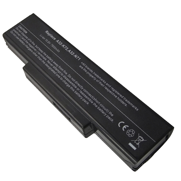 Kompatibel Bærbar PC batteri til ASUS A32-K72 Kompatibel Bærbar PC batteri ASUS til A32-K72