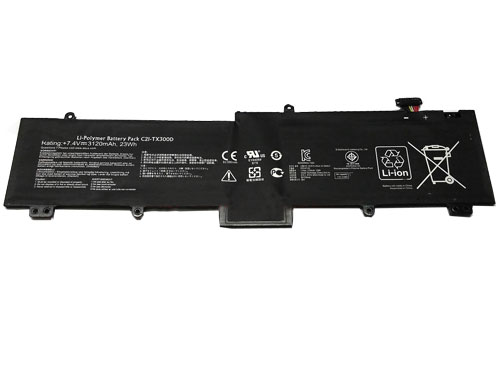 Kompatibel Bærbar PC batteri asus  til Transformer-Book-TX300CA 
