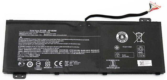Kompatibel Bærbar PC batteri til ACER Nitro-7-AN715-51-Series Kompatibel Bærbar PC batteri ACER til Nitro-7-AN715-51-Series