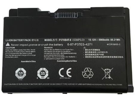 Kompatibel Bærbar PC batteri til CLEVO P370EM3 Kompatibel Bærbar PC batteri CLEVO til P370EM3