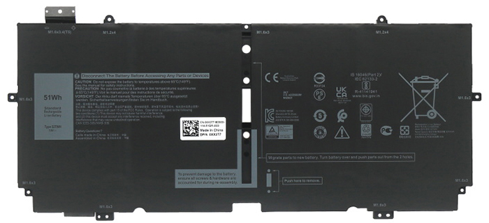 Kompatibel Bærbar PC batteri til Dell XX3T7 Kompatibel Bærbar PC batteri Dell til XX3T7