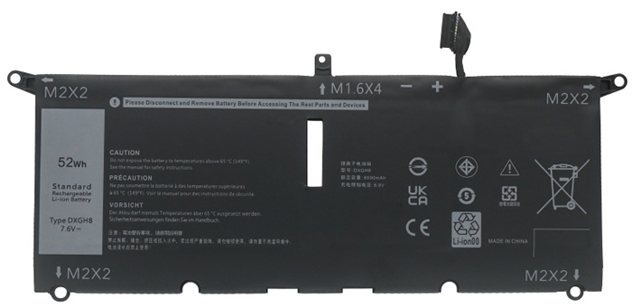 Kompatibel Bærbar PC batteri til Dell DXGH8 Kompatibel Bærbar PC batteri Dell til DXGH8