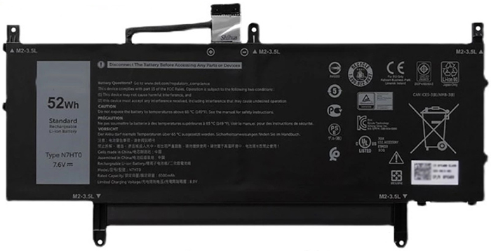Kompatibel Bærbar PC batteri Dell  til N7HT0 