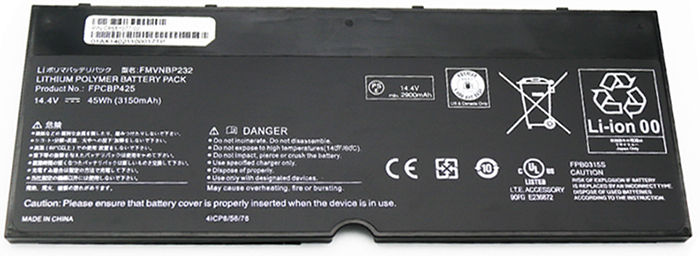 Kompatibel Bærbar PC batteri til FUJITSU LifeBook-T904 Kompatibel Bærbar PC batteri FUJITSU til LifeBook-T904
