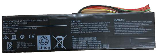 Kompatibel Bærbar PC batteri til GIGABYTE Aorus-GAGJ40 Kompatibel Bærbar PC batteri GIGABYTE til Aorus-GAGJ40