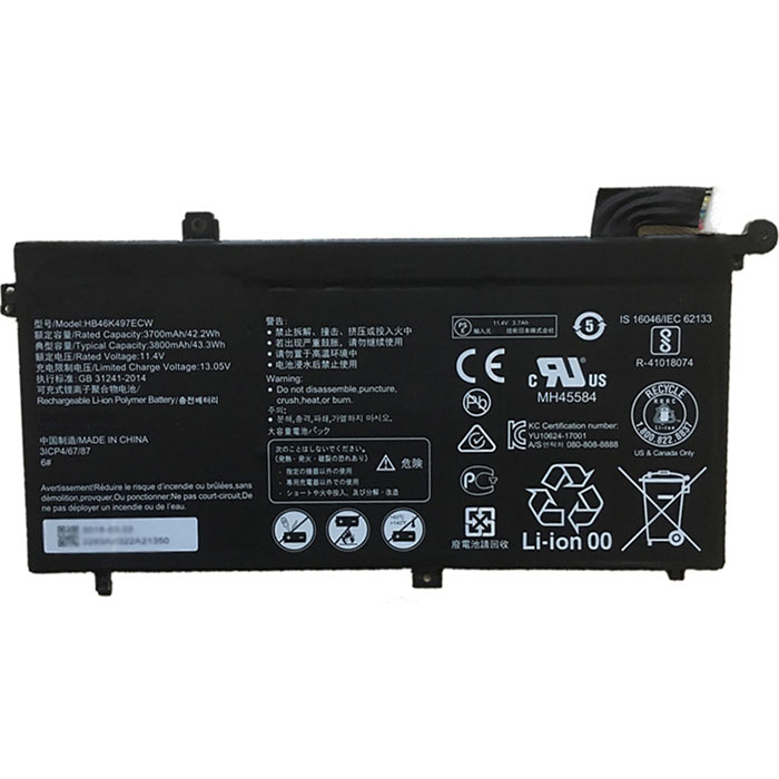 Kompatibel Bærbar PC batteri til HUAWEI PL-W29 Kompatibel Bærbar PC batteri HUAWEI til PL-W29