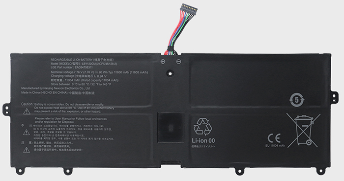 Kompatibel Bærbar PC batteri til LG LBY122CM Kompatibel Bærbar PC batteri LG til LBY122CM