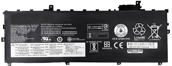 Kompatibel Bærbar PC batteri til LENOVO ThinkPad-X1-Carbon-201820KGA0BRCD Kompatibel Bærbar PC batteri LENOVO til ThinkPad-X1-Carbon-201820KGA0BRCD