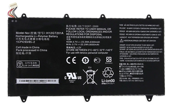 Kompatibel Bærbar PC batteri til Lenovo H12GT201A Kompatibel Bærbar PC batteri Lenovo til H12GT201A