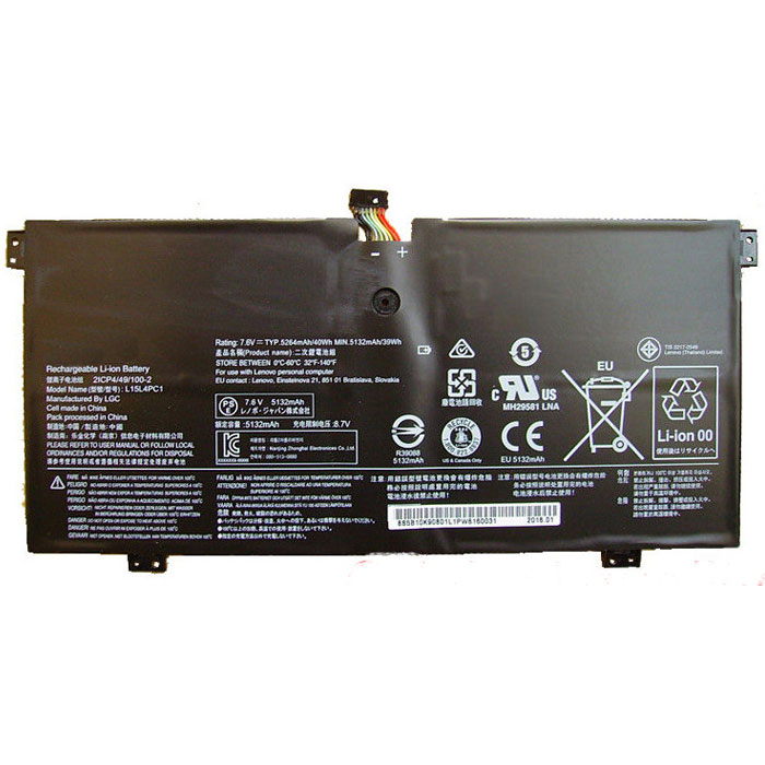 Kompatibel Bærbar PC batteri til Lenovo L15M4PC1 Kompatibel Bærbar PC batteri Lenovo til L15M4PC1