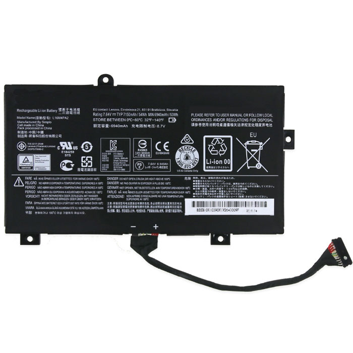 Kompatibel Bærbar PC batteri til Lenovo L16M4PA2 Kompatibel Bærbar PC batteri Lenovo til L16M4PA2