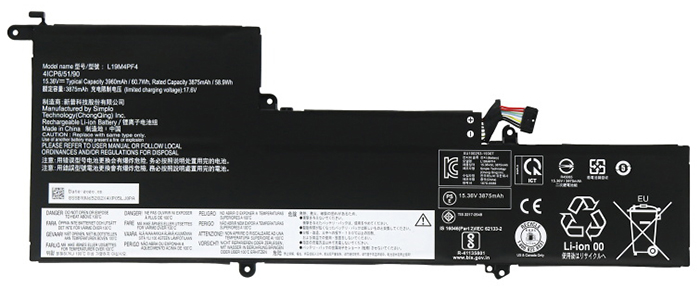 Kompatibel Bærbar PC batteri til Lenovo L19D4PF4 Kompatibel Bærbar PC batteri Lenovo til L19D4PF4