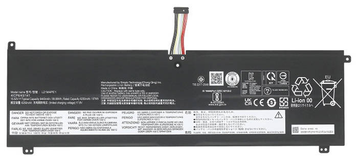 Kompatibel Bærbar PC batteri til LENOVO Legion-R9000X-2022 Kompatibel Bærbar PC batteri LENOVO til Legion-R9000X-2022