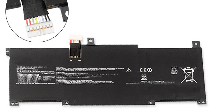 Kompatibel Bærbar PC batteri til MSI Prestige-14-A10SC-009 Kompatibel Bærbar PC batteri MSI til Prestige-14-A10SC-009