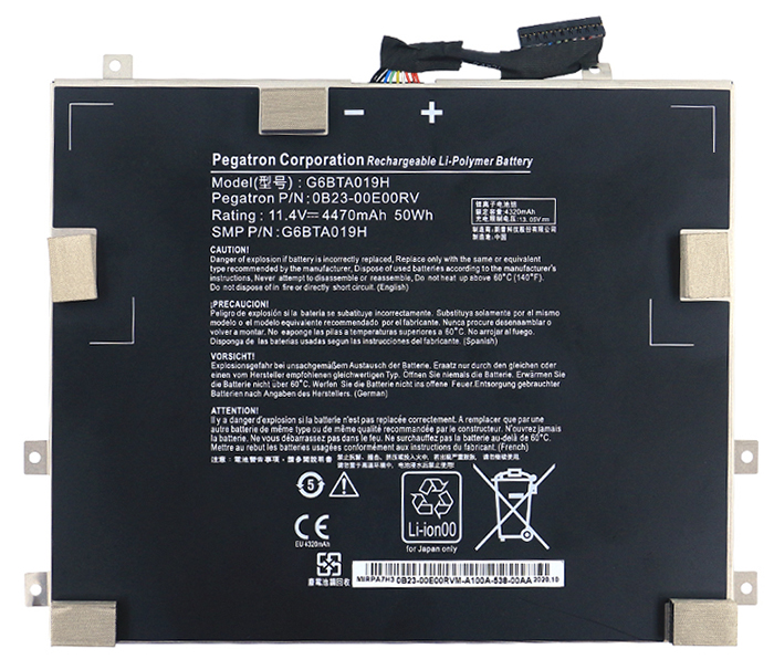 Kompatibel Bærbar PC batteri til WACOM G6BTA019H Kompatibel Bærbar PC batteri WACOM til G6BTA019H