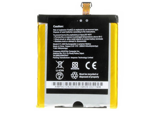Kompatibel Bærbar PC batteri Asus  til C11-A68 