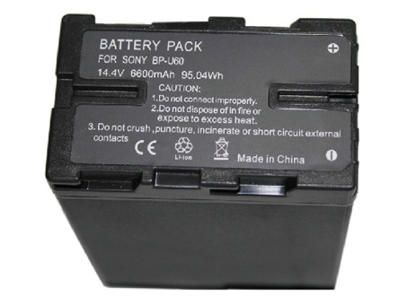 Kompatibel videokamera batteri SONY  til BP-U60 